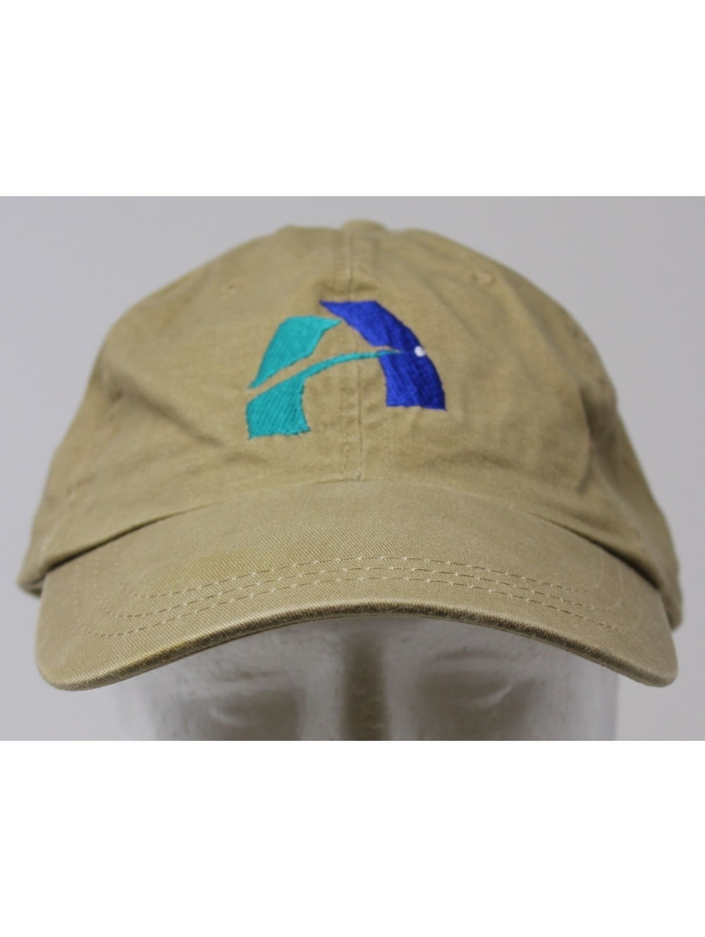 Alphabet Letter A Adams Khaki Buckle Strapback Cap Dad Hat Leather Strap 1 Size